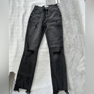 NWT True Craft Juniors High-rise slim crop royal oak wash Jeans